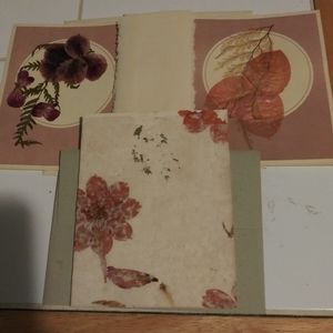 3 VINTAGE NOTECARDS with ENVELOPES